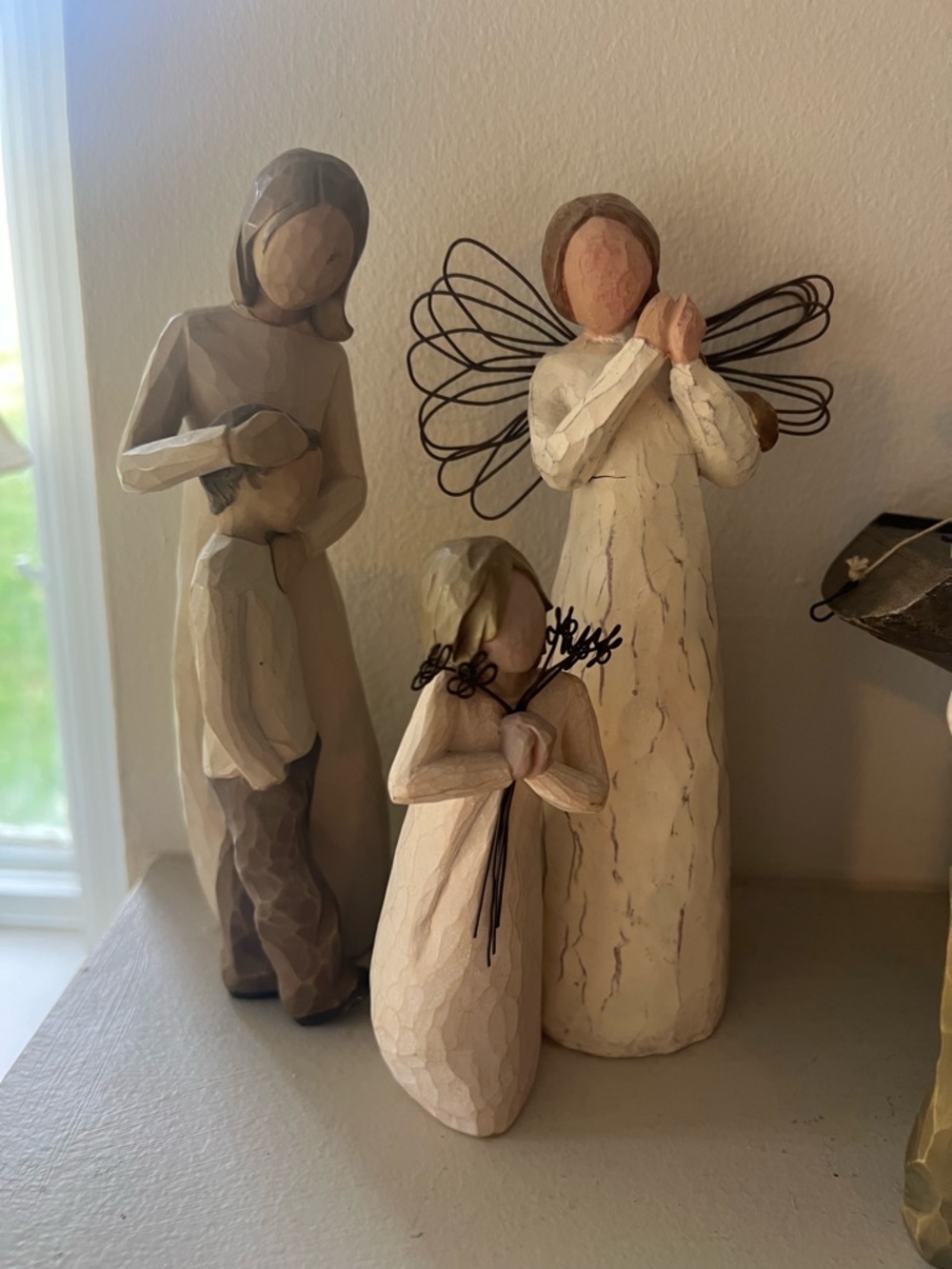 Willow Tree Grandmother Figurine - Cream